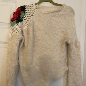 Soft Rose Cream Sweater